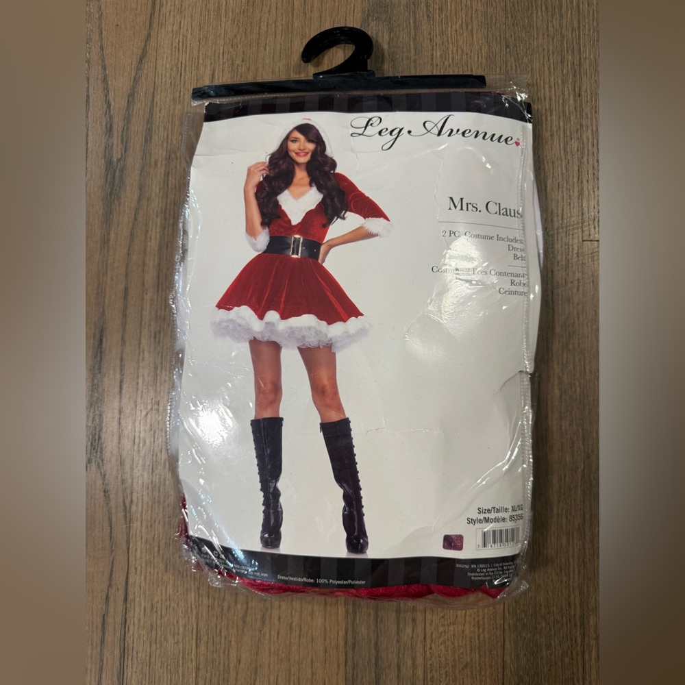 NEW Leg Avenue Mrs Claus Costume-Size XL